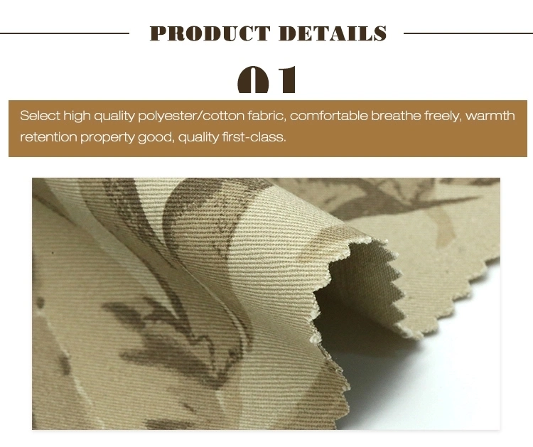 New Arrival Wholesale Tc Camo Ripstop Fabric Plain Woven Twill Camouflage Uniform Fabric