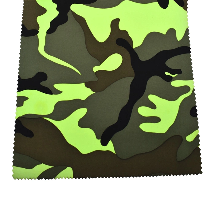 Waterproof 3mm Camouflage Pattern Digital Printing Jersey Fabric Neoprene for Bags